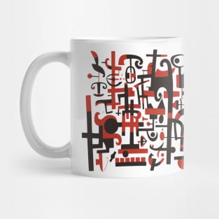 Mid Century Abstract Jazz Mug